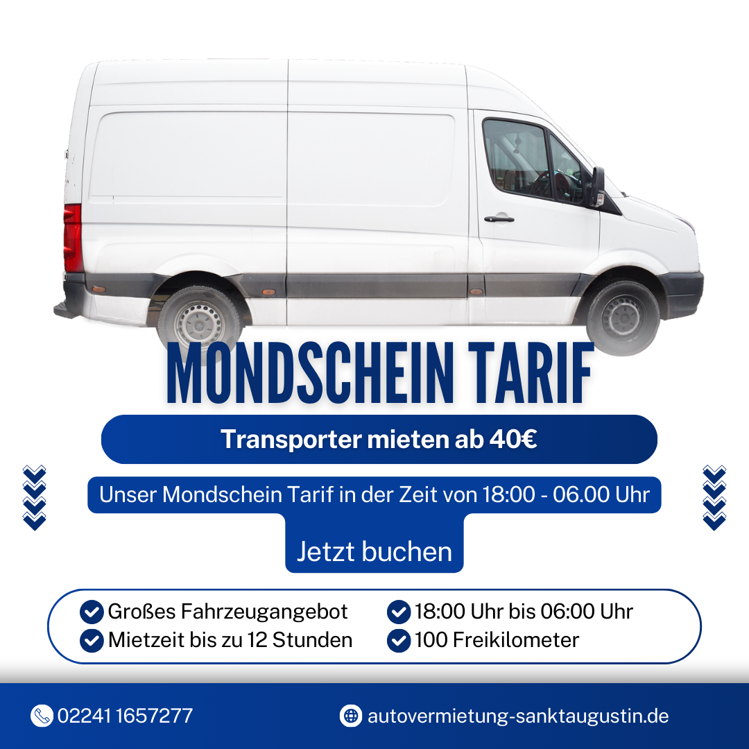 Transporter Mondschein Tarif